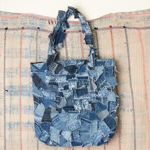 Upcycled handmade carhartt tote bag / patchwork bag